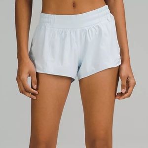 LuluLemon Hotty Hot Shorts in Serene Blue